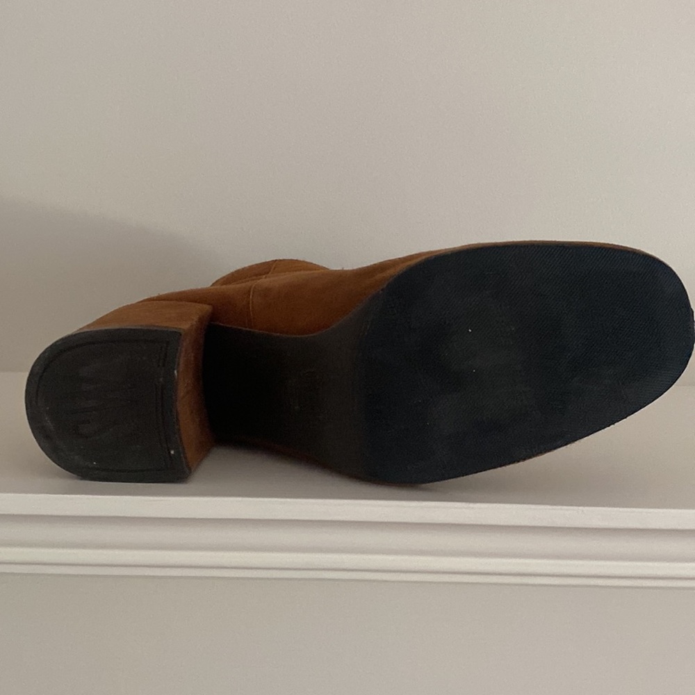 Stuart Weitzman Brown Suede Bootie | Size 8 - image 5